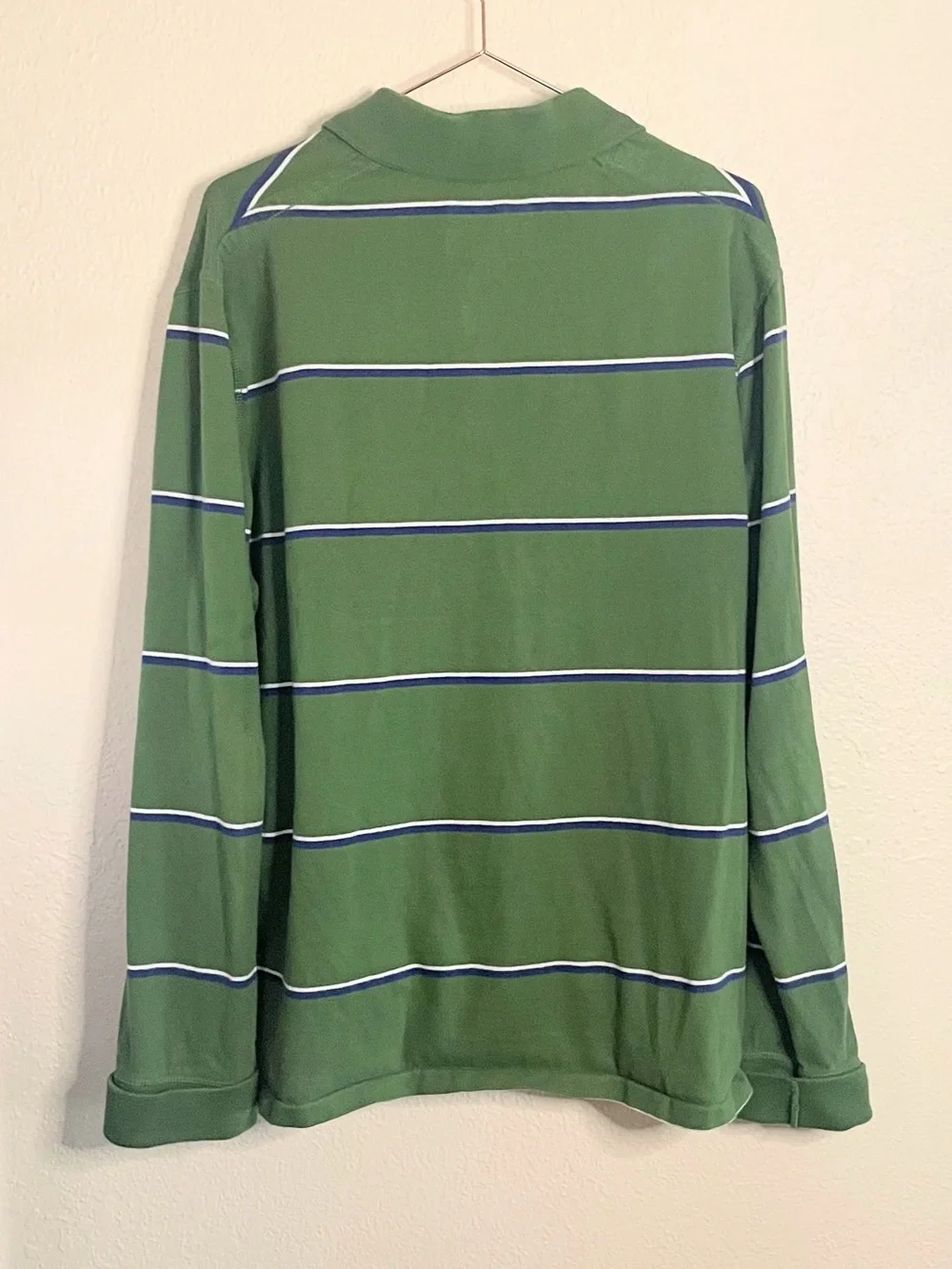 American Eagle Vintage Fit Green Rugby Polo XXL